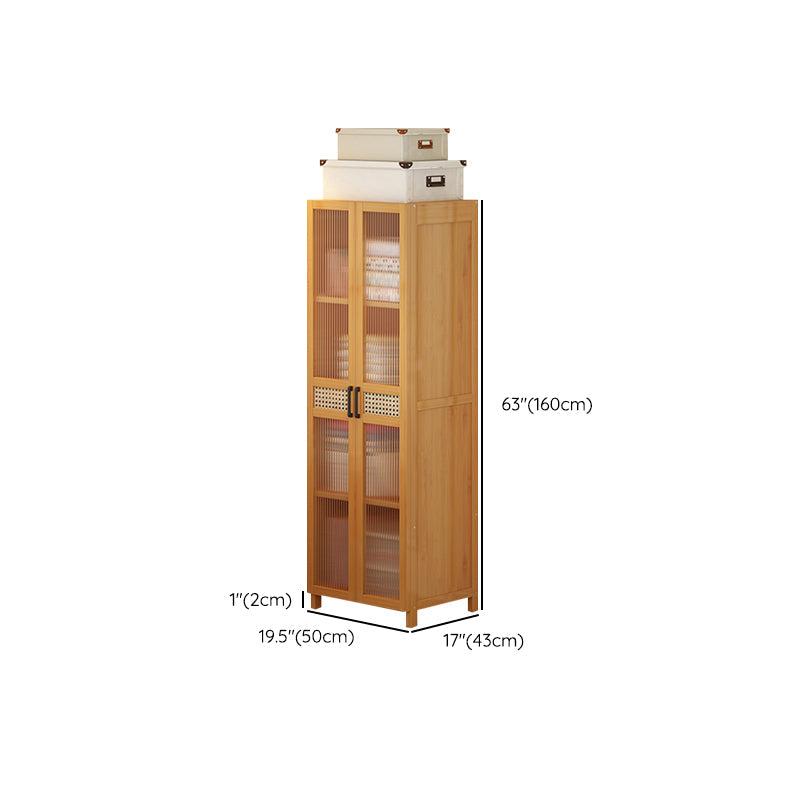 Modern Style Wardrobe Cabinet Wood Clothes Rail Wardrobe Armoire with Legs Clearhalo 'Armoires & Wardrobes' 'armoires_wardrobes' 'Bedroom Furniture' 'furn' 'furn_armoires_wardrobes' 'Furniture' 7039312