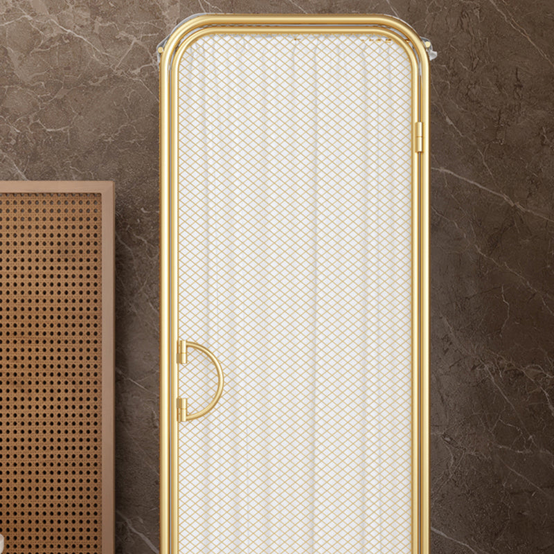 Modern Wardrobe Cabinet Clothes Rail Metal Wardrobe Armoire for Bedroom