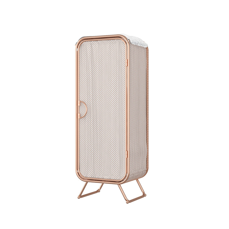 Modern Wardrobe Cabinet Clothes Rail Metal Wardrobe Armoire for Bedroom