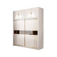 Modern Style Wardrobe Cabinet Glass Wardrobe Closet for Home