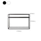 Contemporary Style Console Table Rectangle Metal Accent Table for Hall