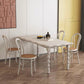Moderner rechteckiger Holz-Esstisch, 1/2/4/5-teiliges Esszimmer-Set für Café