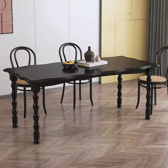 Moderner rechteckiger Holz-Esstisch, 1/2/4/5-teiliges Esszimmer-Set für Café