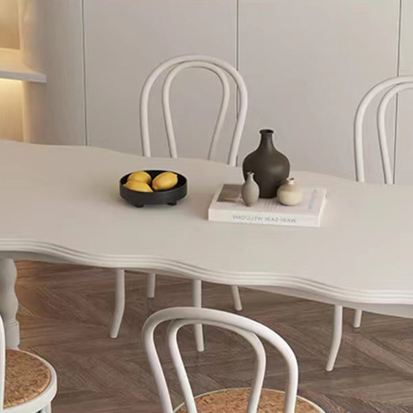 Moderner rechteckiger Holz-Esstisch, 1/2/4/5-teiliges Esszimmer-Set für Café