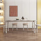 Moderner rechteckiger Holz-Esstisch, 1/2/4/5-teiliges Esszimmer-Set für Café