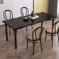 Moderner rechteckiger Holz-Esstisch, 1/2/4/5-teiliges Esszimmer-Set für Café
