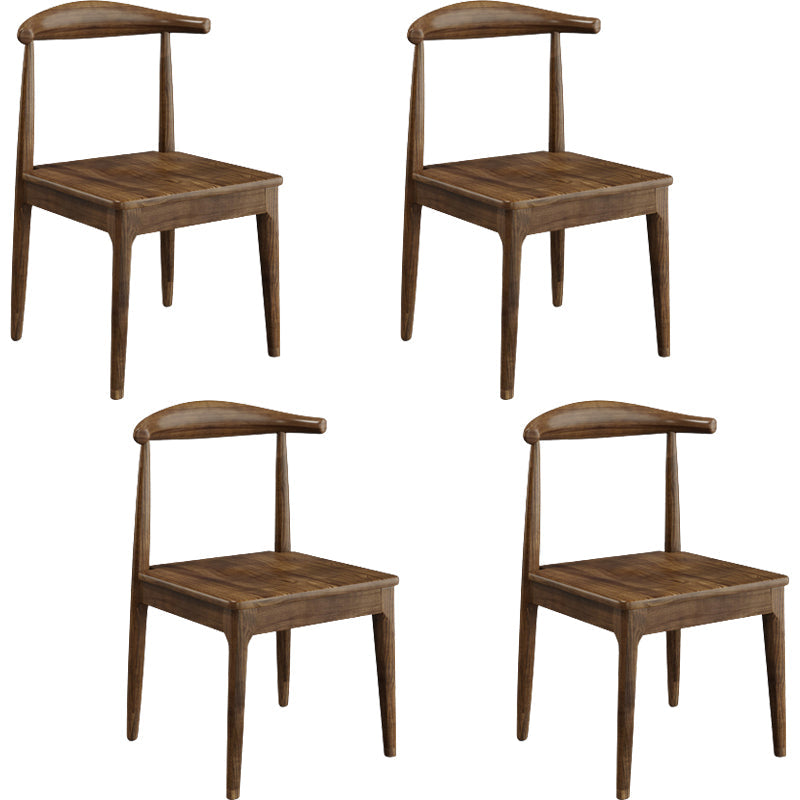 Modernes Rechteck Holz Esstisch 1/4/9 Stück Essset für Esszimmer