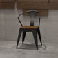 Industrial Rectangle Wood Dining Table 1/5/7 Pieces Dining Set for Cafe