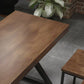Industrial Rectangle Wood Dining Table 1/5/7 Pieces Dining Set for Cafe