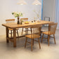 Muebles de madera sólida de cocina 1/5 piezas Altura estándar de comedor casual Juego de mesa de comedor