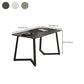 Modern Stone Dining Table 1/2/5/7 Pieces Dining Set for Living Room