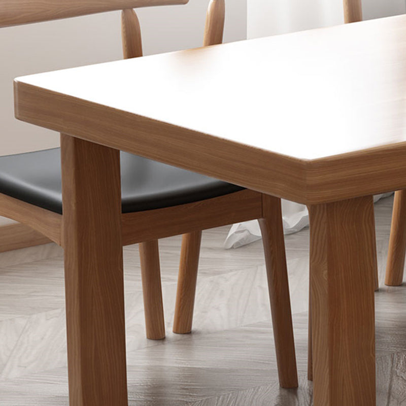 Industrielles Rechteck Holz Esstisch 1/2/7 Stücke Essset für Küche