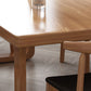 Industrial Rectangle Wood Dining Table 1/2/7 Pieces Dining Set for Kitchen