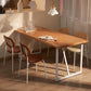Industrial Rectangle Ash Dining Table 1/2/4/5 Pieces Dining Set for Dining Room