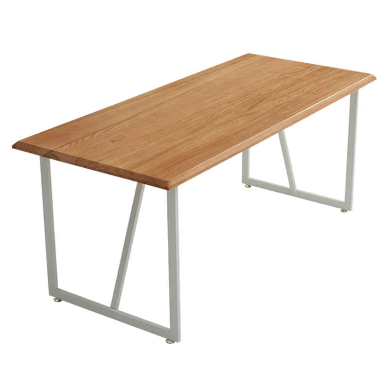 Mesa de comedor de cenizas de rectángulo industrial 1/2/4/5 piezas de comedor para comedor