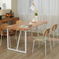 Industrial Rectangle Ash Dining Table 1/2/4/5 Pieces Dining Set for Dining Room