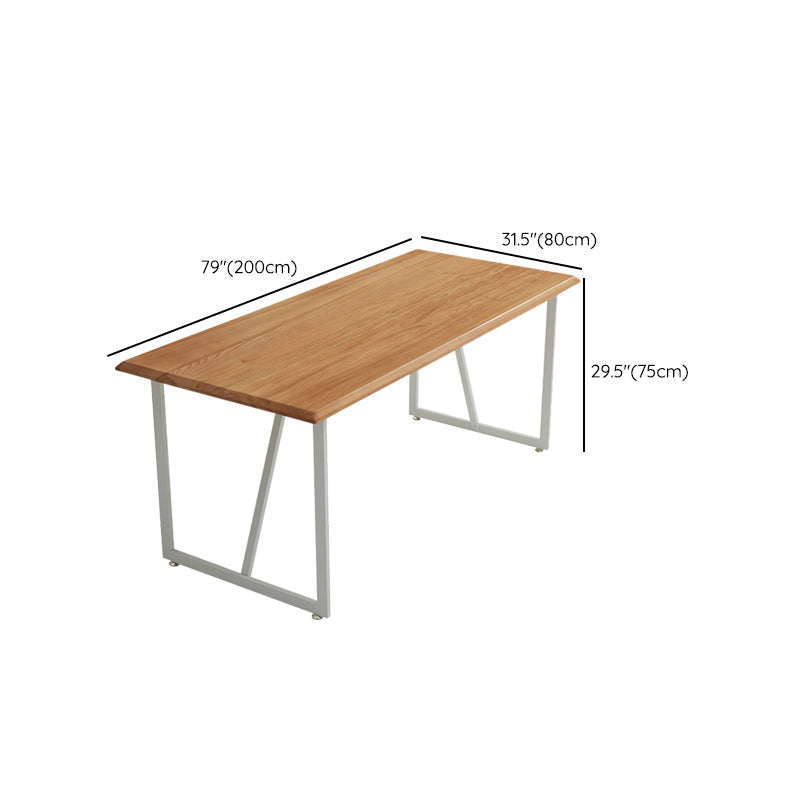 Mesa de comedor de cenizas de rectángulo industrial 1/2/4/5 piezas de comedor para comedor