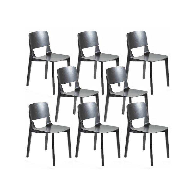 Chaise latéral en bois massif chaise de salle à manger ouverte industrielle pour la maison