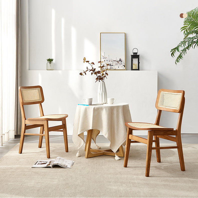 Massive Holzküche Essstühle offene Stühle in natürlicher Weise