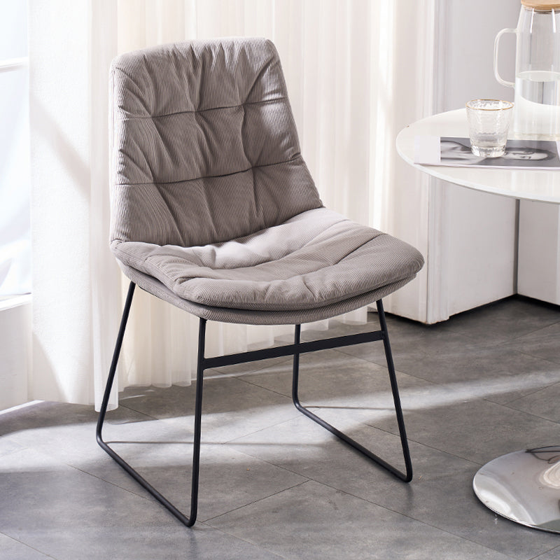 Modern Style Side Chair Upholstered Indoor Dining Chair for Home