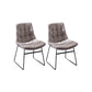 Modern Style Side Chair Upholstered Indoor Dining Chair for Home
