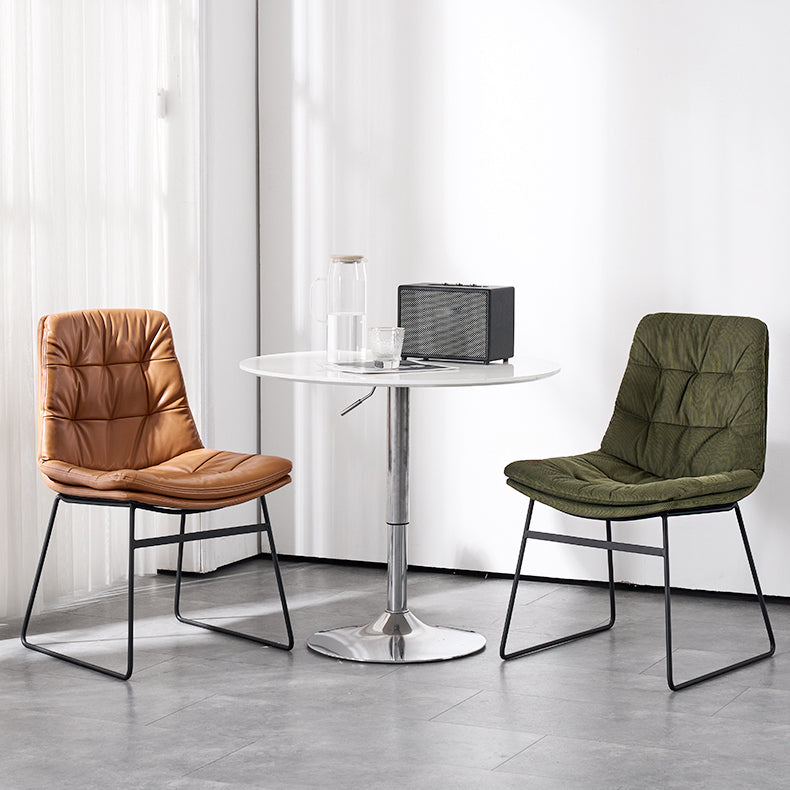 Modern Style Side Chair Upholstered Indoor Dining Chair for Home