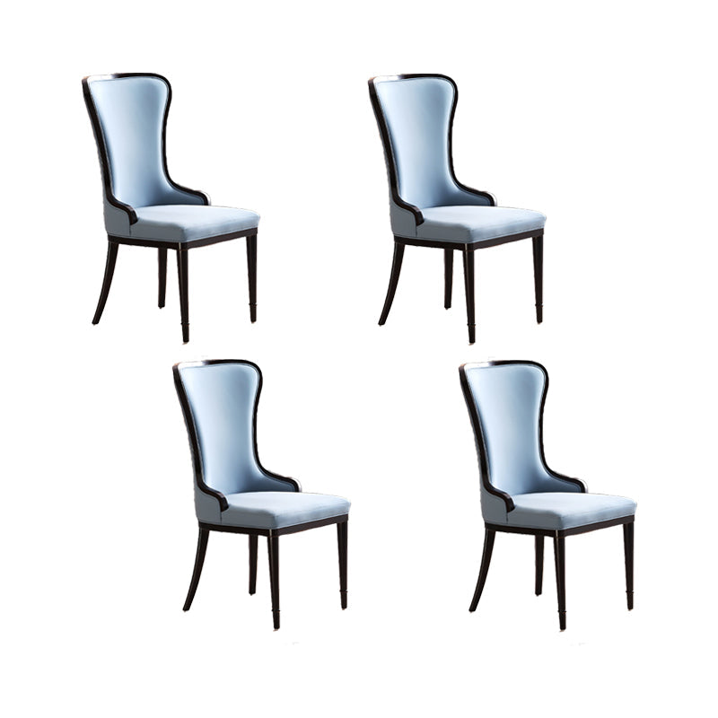 Nordic Style Side Chair Wooden Base Side Dining Chair for Living Room