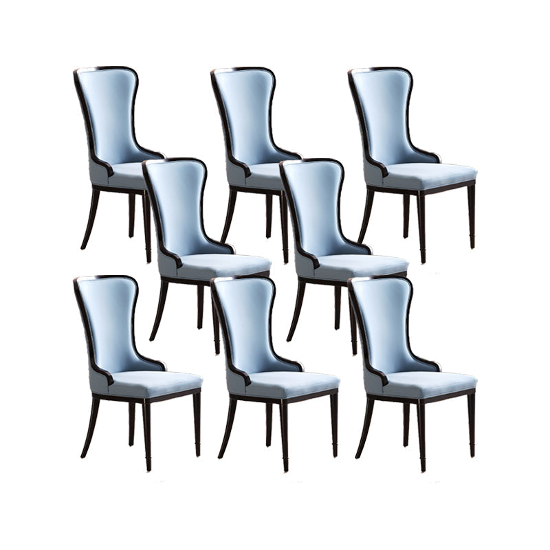 Nordic Style Side Chair Wooden Base Side Dining Chair for Living Room