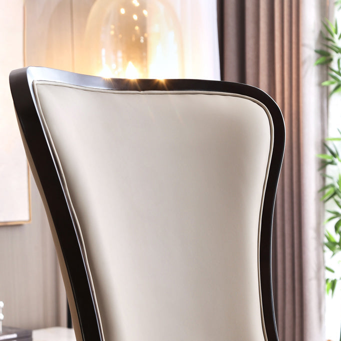 Nordic Style Side Chair Wooden Base Side Dining Chair for Living Room