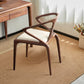 Modern Simple Side Chair Wooden Base Side Dining Chair for Living Room