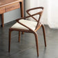 Modern Simple Side Chair Wooden Base Side Dining Chair for Living Room