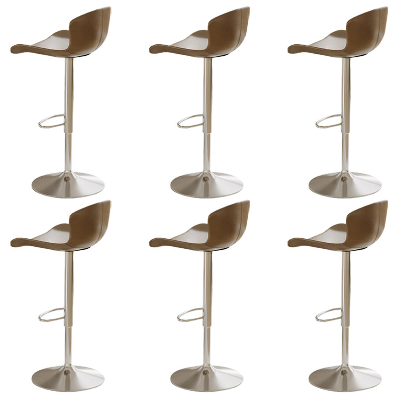 Secchio sgabello bar altezza regolabile sgabello girevole con poggiapiedi