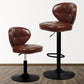 Faux Leather Bar Stools Swivel Adjustable Height Bristol Bar Stools
