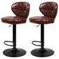 Faux Leather Bar Stools Swivel Adjustable Height Bristol Bar Stools
