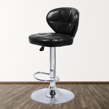 Faux Leather Bar Stools Swivel Adjustable Height Bristol Bar Stools
