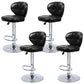 Faux Leather Bar Stools Swivel Adjustable Height Bristol Bar Stools