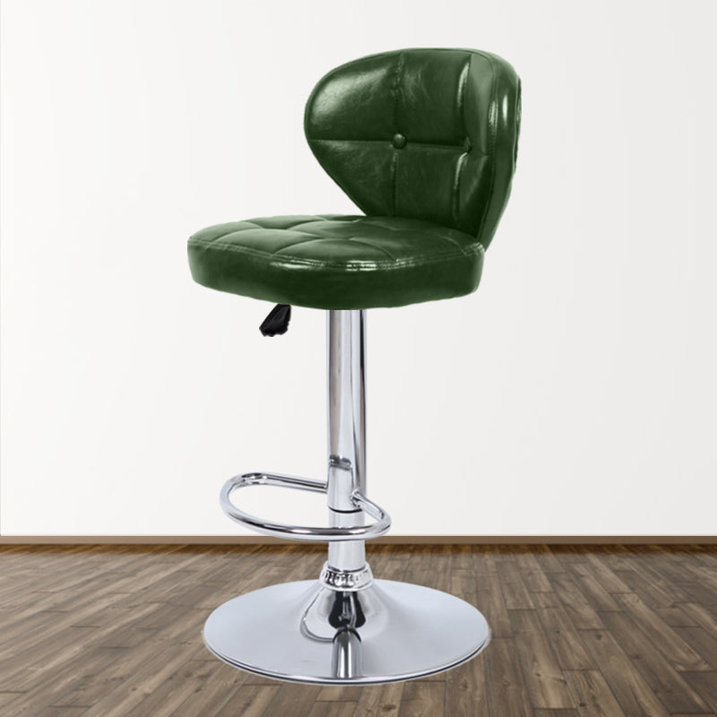 Faux Leather Bar Stools Swivel Adjustable Height Bristol Bar Stools