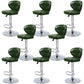 Faux Leather Bar Stools Swivel Adjustable Height Bristol Bar Stools