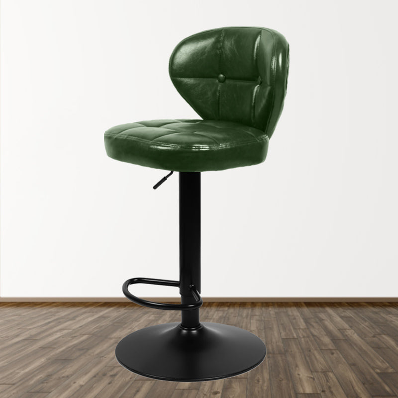 Faux Leather Bar Stools Swivel Adjustable Height Bristol Bar Stools