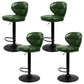 Faux Leather Bar Stools Swivel Adjustable Height Bristol Bar Stools