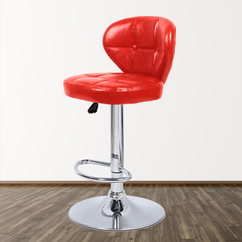 Faux Leather Bar Stools Swivel Adjustable Height Bristol Bar Stools