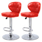 Faux Leather Bar Stools Swivel Adjustable Height Bristol Bar Stools