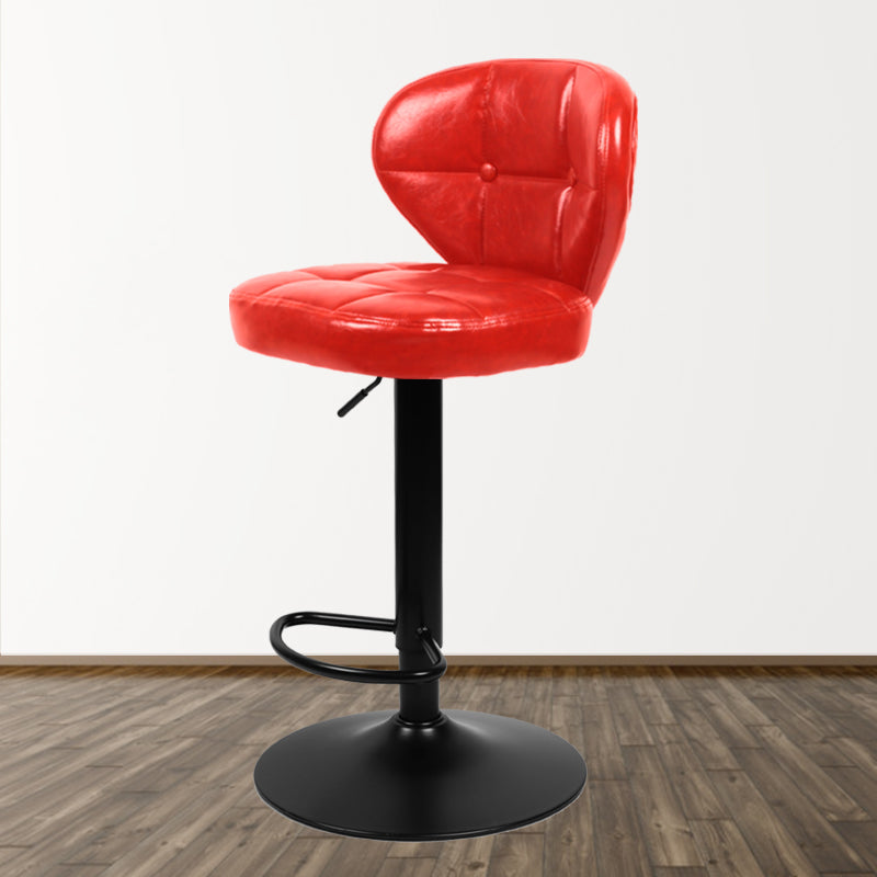 Faux Leather Bar Stools Swivel Adjustable Height Bristol Bar Stools