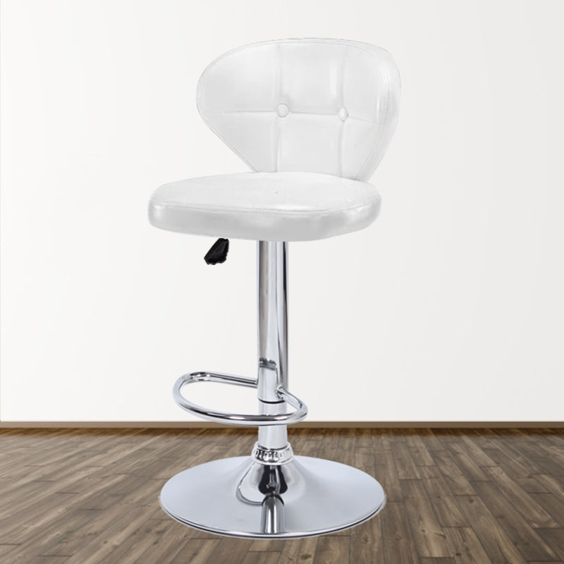 Faux Leather Bar Stools Swivel Adjustable Height Bristol Bar Stools