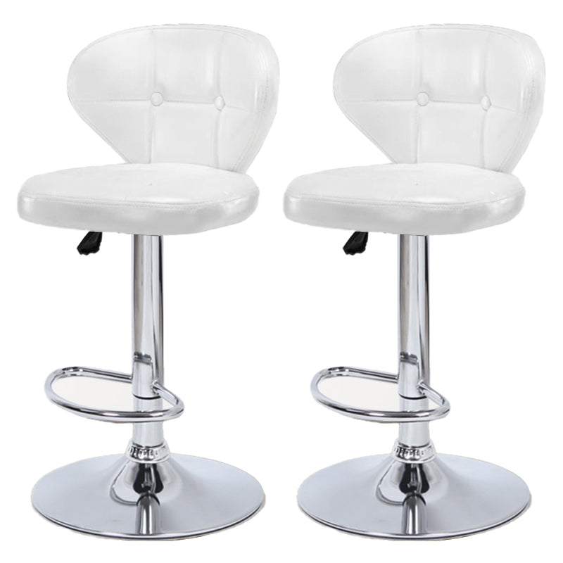 Faux Leather Bar Stools Swivel Adjustable Height Bristol Bar Stools