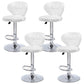 Faux Leather Bar Stools Swivel Adjustable Height Bristol Bar Stools
