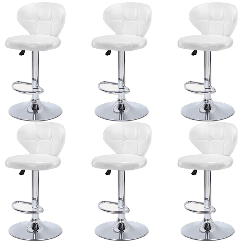 Faux Leather Bar Stools Swivel Adjustable Height Bristol Bar Stools