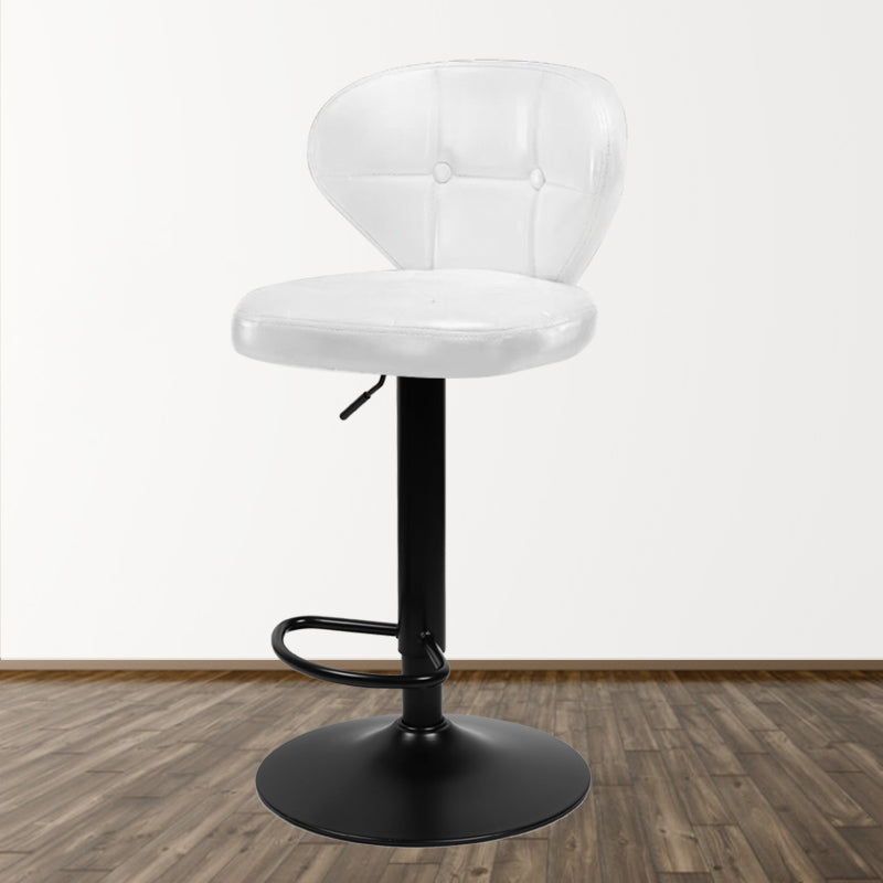 Faux Leather Bar Stools Swivel Adjustable Height Bristol Bar Stools