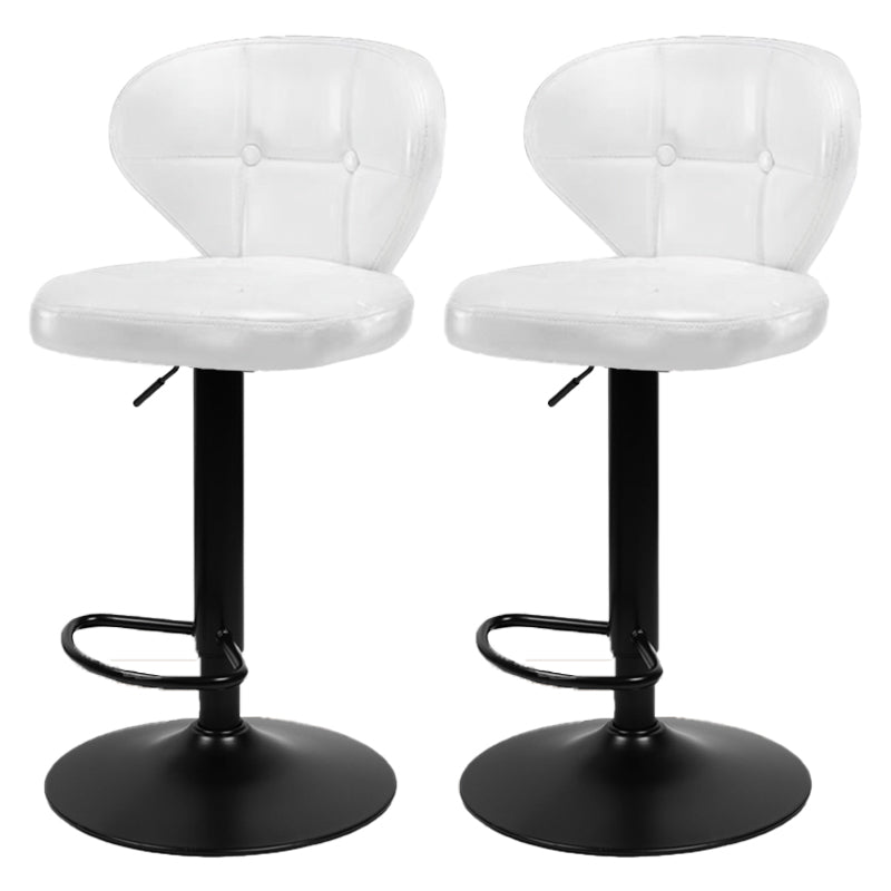 Faux Leather Bar Stools Swivel Adjustable Height Bristol Bar Stools