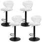 Faux Leather Bar Stools Swivel Adjustable Height Bristol Bar Stools